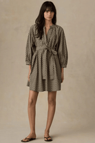 Dresses - Faherty Brand - Coastal Poplin Kaia Mini Dress - Archery Close