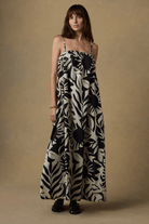 Dresses - Faherty Brand - Coastal Poplin Kaua Dress in Garden Sonata - Archery Close