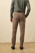 Pants - Faherty Brand - Coastline Chino - Alpine Brown - Archery Close