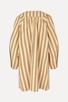 Dresses - Stine Goya - Collared Voluminous Dress - Equestrian Sun - Archery Close