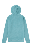 Blue hoodie on a white background