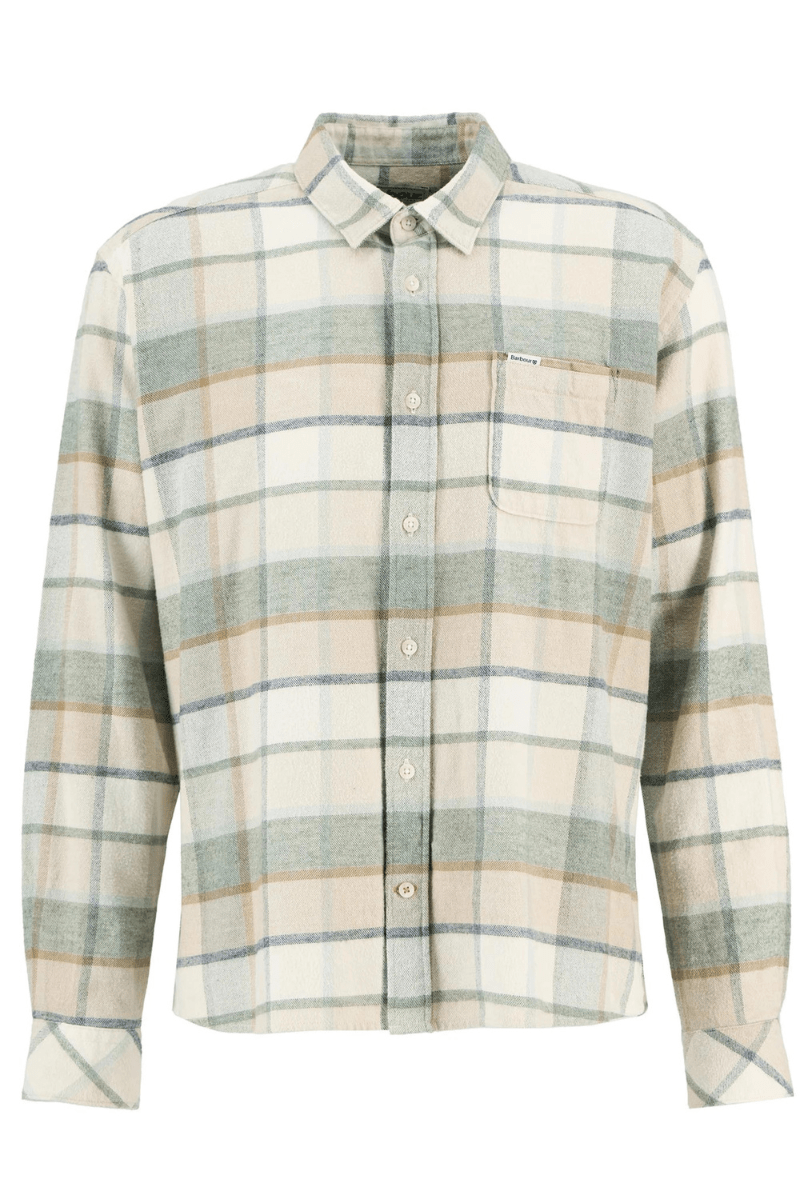 Shirts & Tops - Barbour - Copswell Relaxed Long - Sleeved Shirt - Archery Close