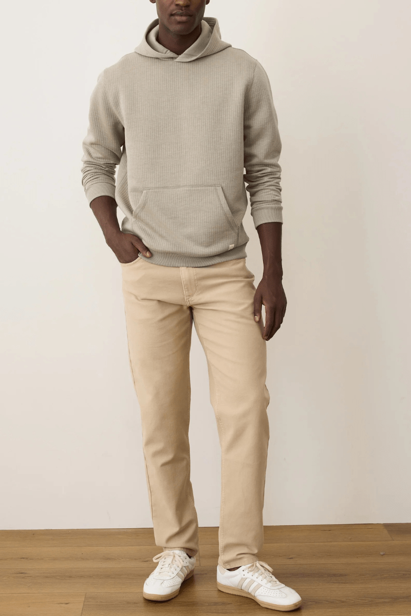 Sweatshirts - Marine Layer - Corbet Quilted Hoodie - Archery Close