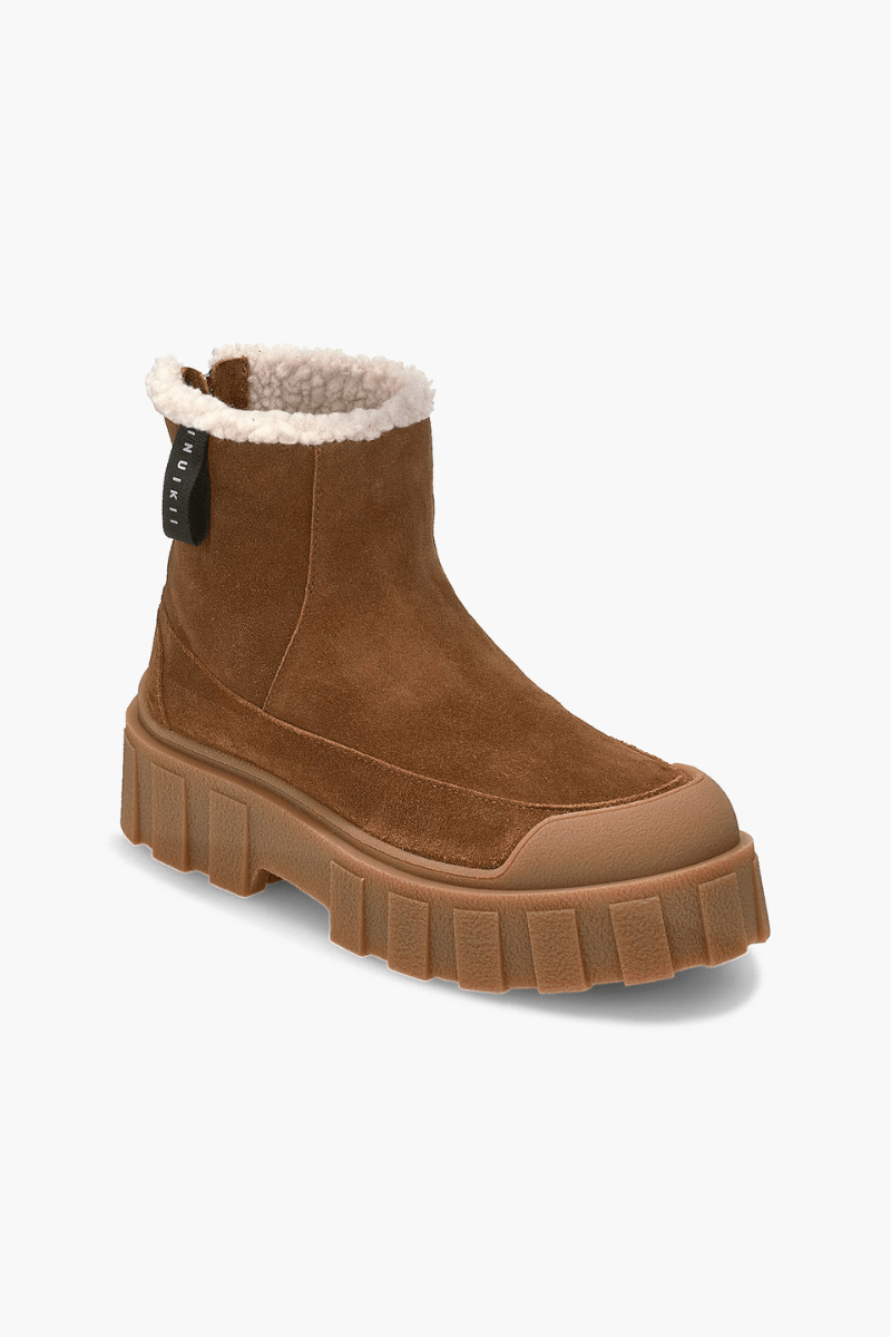 Boots - Inuikii - Cortina Wool Boot in Brown - Archery Close