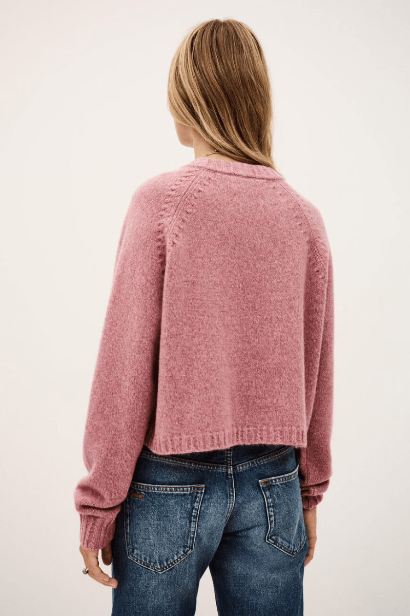 Sweater - ba&sh - Corvy Sweater in Rose - Archery Close