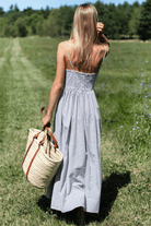 Dresses - Emerson Fry - Cotton Day Dress in Newburyport Stripe - Archery Close
