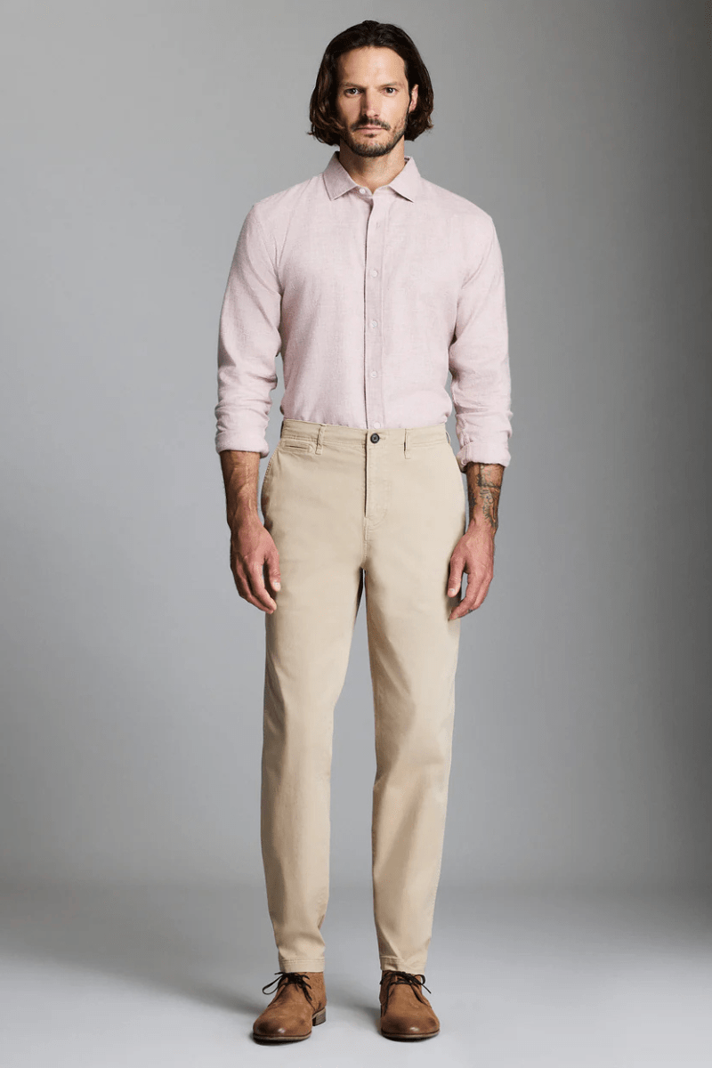 Shirts & Tops - Billy Reid - Cotton Wool Cedar Shirt in Red - Archery Close