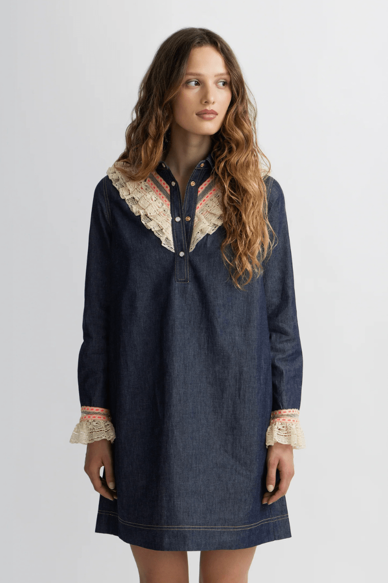 Dresses - Manoush - Cowgirl Dress - Archery Close