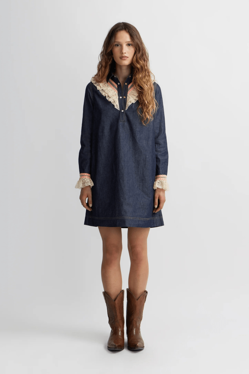 Dresses - Manoush - Cowgirl Dress - Archery Close