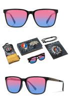 Sunglasses - Shwood Eyewear - Crag - Black with Sunset Lens Sunglasses - Archery Close