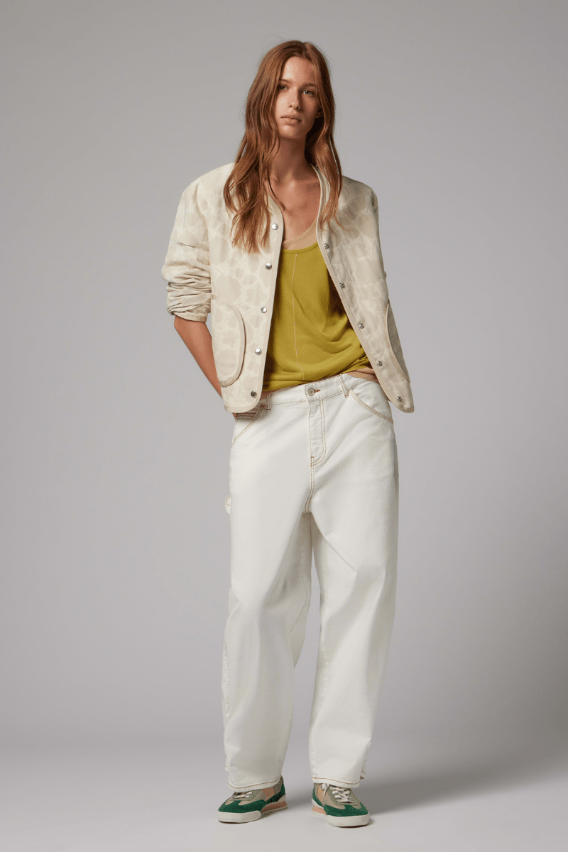 Outerwear - Paul Smith - Cream Floral Jacquard Jacket - Archery Close