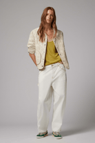 Outerwear - Paul Smith - Cream Floral Jacquard Jacket - Archery Close