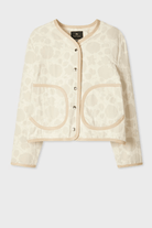 Outerwear - Paul Smith - Cream Floral Jacquard Jacket - Archery Close