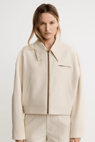 Outerwear - Smythe - Crop Zip Jacket - Archery Close