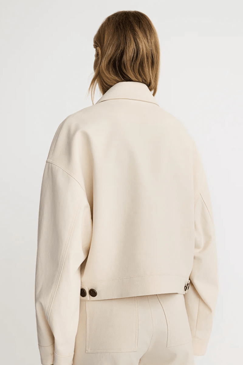 Outerwear - Smythe - Crop Zip Jacket - Archery Close