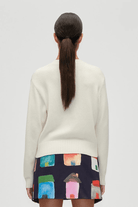 Sweater - Stine Goya - Cropped Pocket Cardigan in Refugios - Archery Close