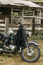 Outerwear - Hiroshi Kato - Cruiser Jacket 14oz Coated in Black Raw - Archery Close