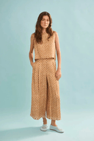 Pants - Hunter Bell - Cunningham Pant in Coconut Sand Dot - Archery Close