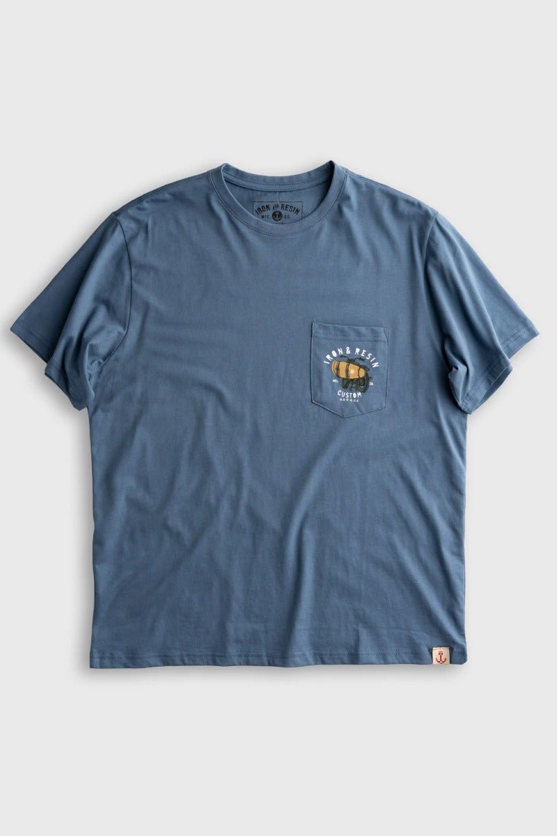 Iron and Resin Custom Garage Pocket Tee