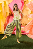 Pants - Hunter Bell - Cyprus Pant in Evergreen Stripe - Archery Close