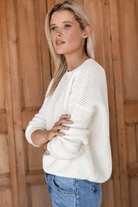Sweater - Emerson Fry - Daily Sweater in Ivory Organic - Archery Close