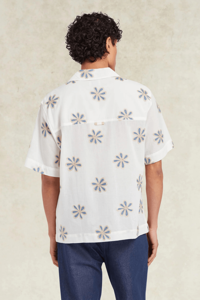 Shirts & Tops - CHE Studios - Daisel Embroidered Shirt - Archery Close