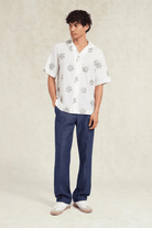 Shirts & Tops - CHE Studios - Daisel Embroidered Shirt - Archery Close