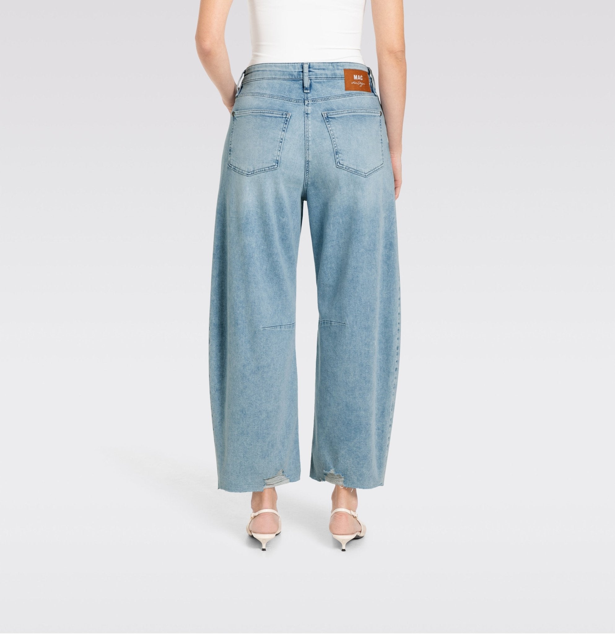 Jeans - MAC Jeans - Dakota Fringe Jean - Archery Close