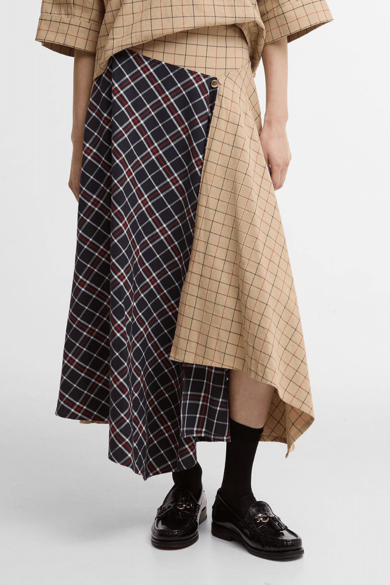 Skirts - Barbour - Dalbury Midi Skirt - Archery Close