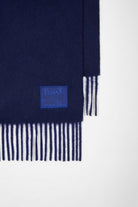 Scarf - Paul Smith - Dark Navy Cashmere Scarf - Archery Close