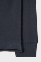 T-Shirt - Paul Smith - Dark Navy Cotton Zebra Logo Long - Sleeve T-Shirt - Archery Close