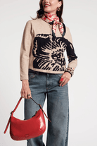 Sweater - Frances Valentine - Darling Cardigan in Camel Chrysanthemum - Archery Close