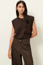 Shirts & Tops - Sessun - Deedoo Tee in Espresso - Archery Close