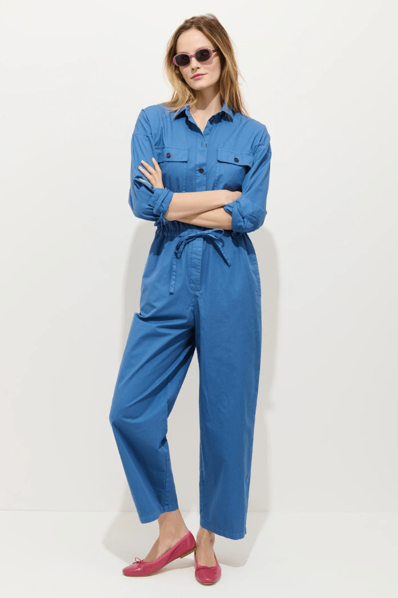 Jumpsuits & Rompers - Alex Mill - Delancey Jumpsuit In Lightweight Twill - Archery Close