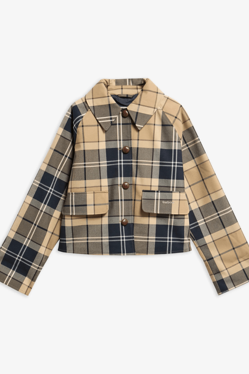 Outerwear - Barbour - Delilah Tartan Showerproof Jacket - Archery Close