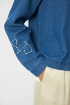 Shirts & Tops - Stella Nova - Denim Shirt with Artwork - Archery Close
