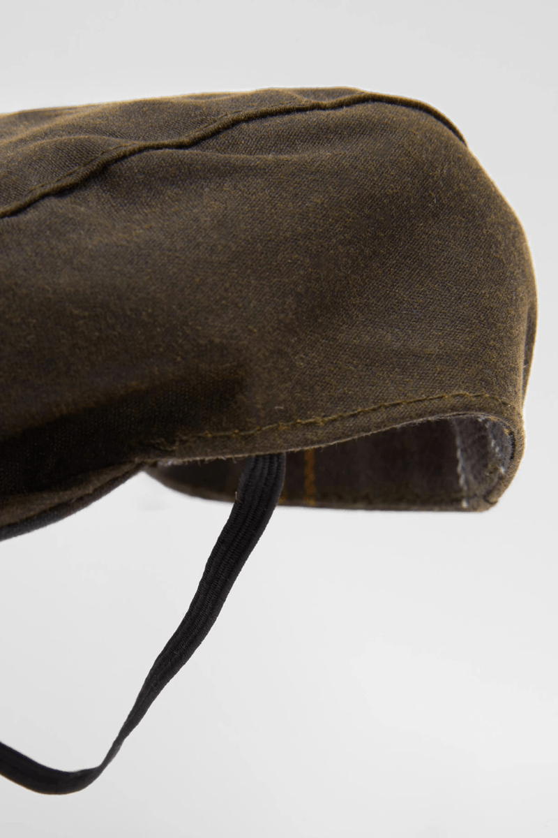 Hats - Barbour - Dog Wax Flat Cap - Archery Close