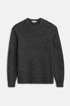 Sweater - Alex Mill - Donegal Crew Neck Sweater - Charcoal - Archery Close