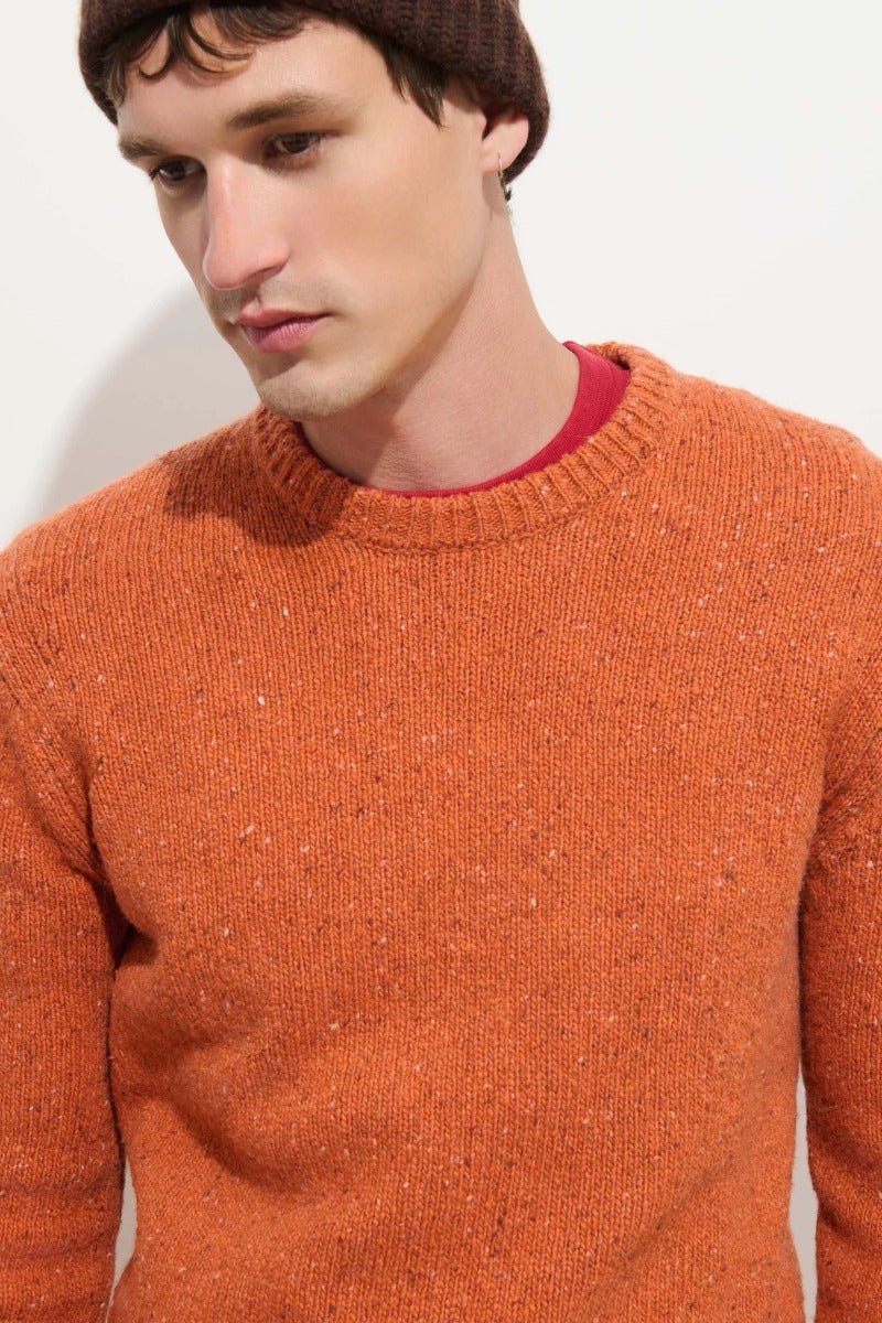 Alex Mill Donegal Crew Neck Sweater - Orange