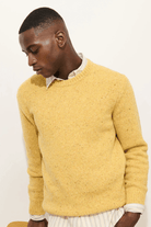 Sweater - Alex Mill - Donegal Crew Neck Sweater - Sunflower - Archery Close
