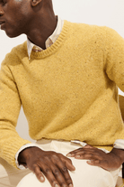 Sweater - Alex Mill - Donegal Crew Neck Sweater - Sunflower - Archery Close