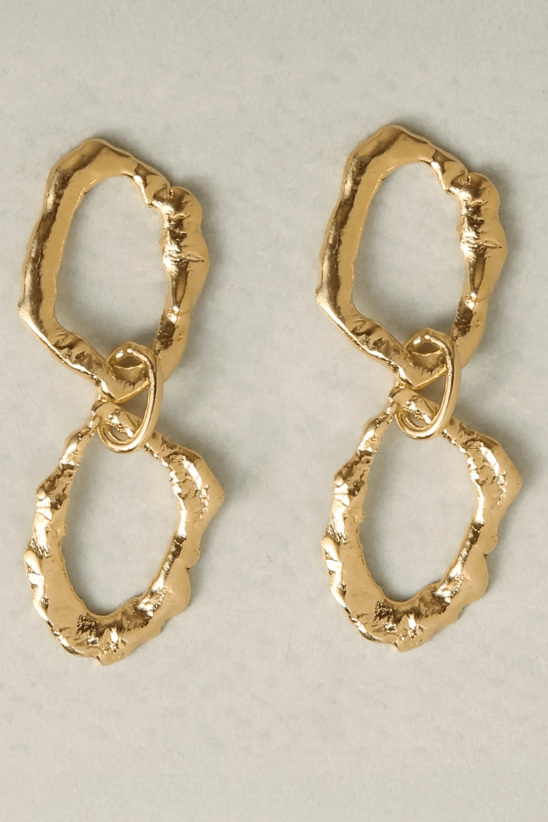 Jewelry - Maria Chara - Double Molten Earrings - Archery Close