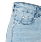 Jeans - MAC Jeans - Dream Wide Cropped in Light Azure - Archery Close