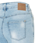 Jeans - MAC Jeans - Dream Wide Cropped in Light Azure - Archery Close