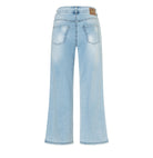 Jeans - MAC Jeans - Dream Wide Cropped in Light Azure - Archery Close