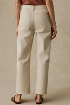 Pants - Faherty Brand - Driftwood Denim Pant in Almond Milk - Archery Close