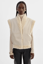 Outerwear - Lamarque - Dua Reversible Sherpa Vest - Archery Close