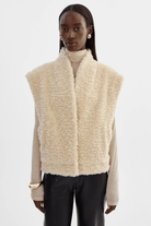 Outerwear - Lamarque - Dua Reversible Sherpa Vest - Archery Close