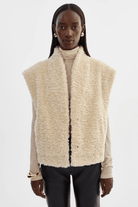 Outerwear - Lamarque - Dua Reversible Sherpa Vest - Archery Close