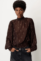 Shirts & Tops - SESSUN - Duchess Blouse - Archery Close